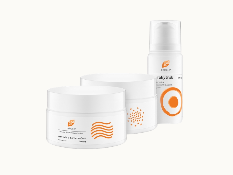 Šlehané BIO bambucké máslo a krémy z řady Bebutter od Aromatica
