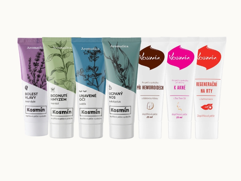 Kosmíny Aromatica – tradiční bylinné balzámy pro rychlou úlevu