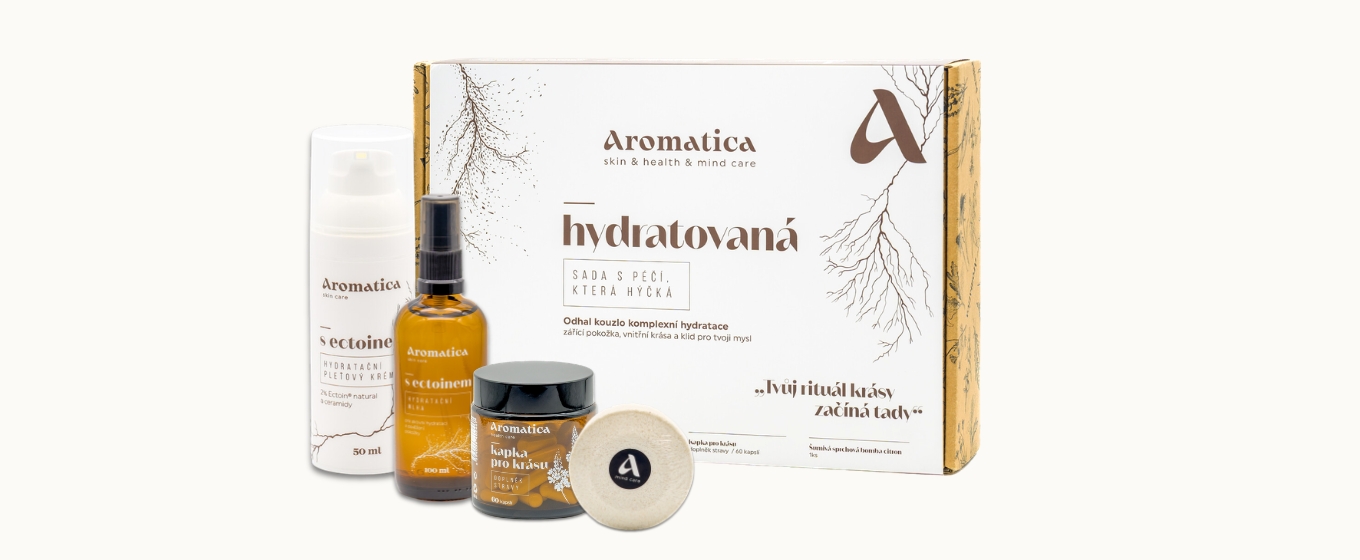 Sety a miniséty Aromatica – výhodné kombinace produktů pro péči o pleť