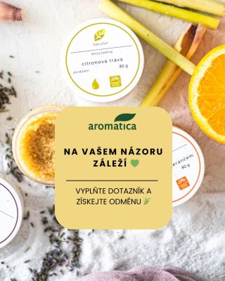 Řekněte nám, co máte rádi. 🌿 Zajímá nás, jak naši kosmetiku vnímáte – co máte nejraději, co byste uvítali a jaké novinky...